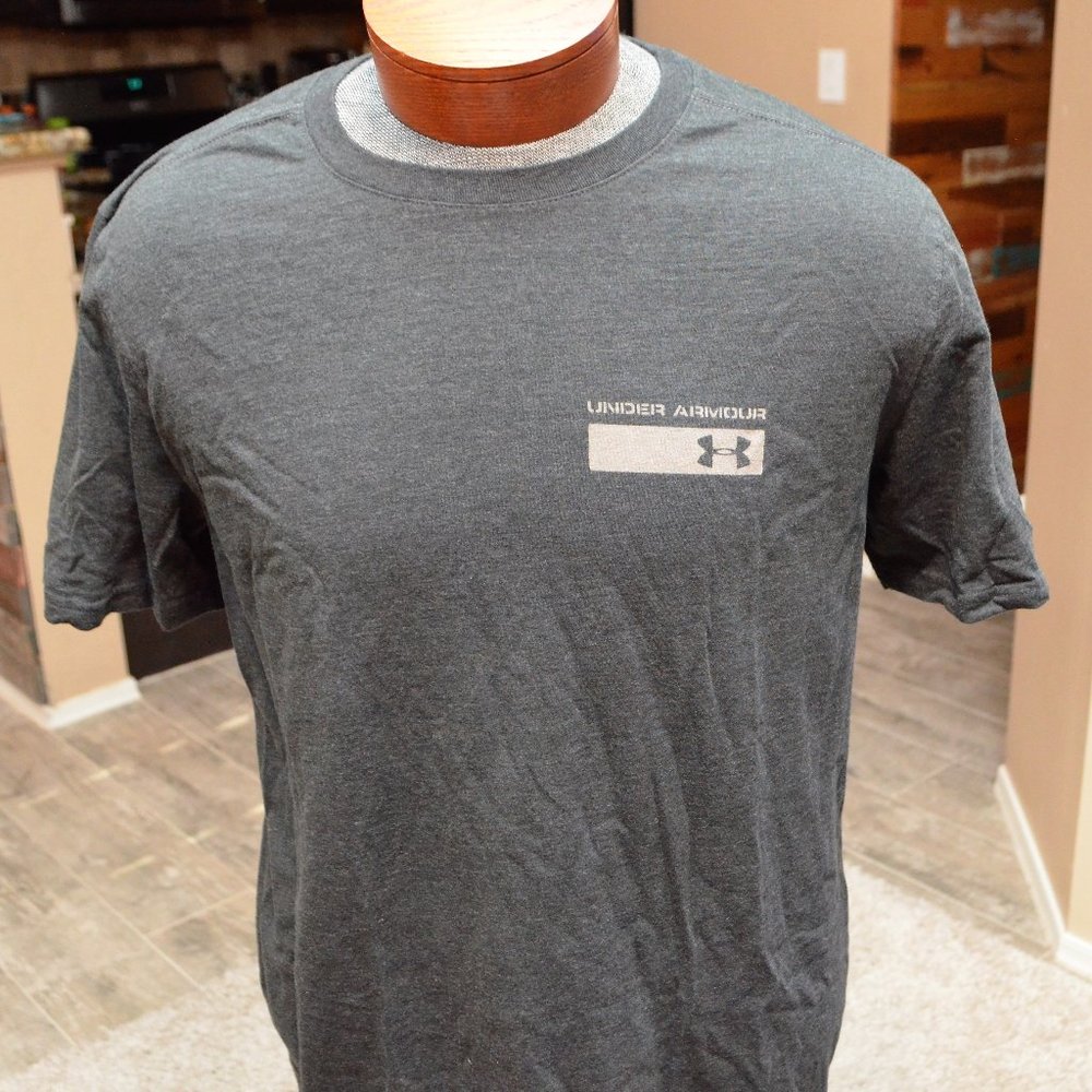 Under Armour Cotton Gray T shirt Large Crew neck